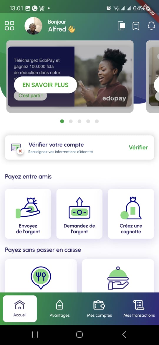 EDOPAY — Paiement mobile