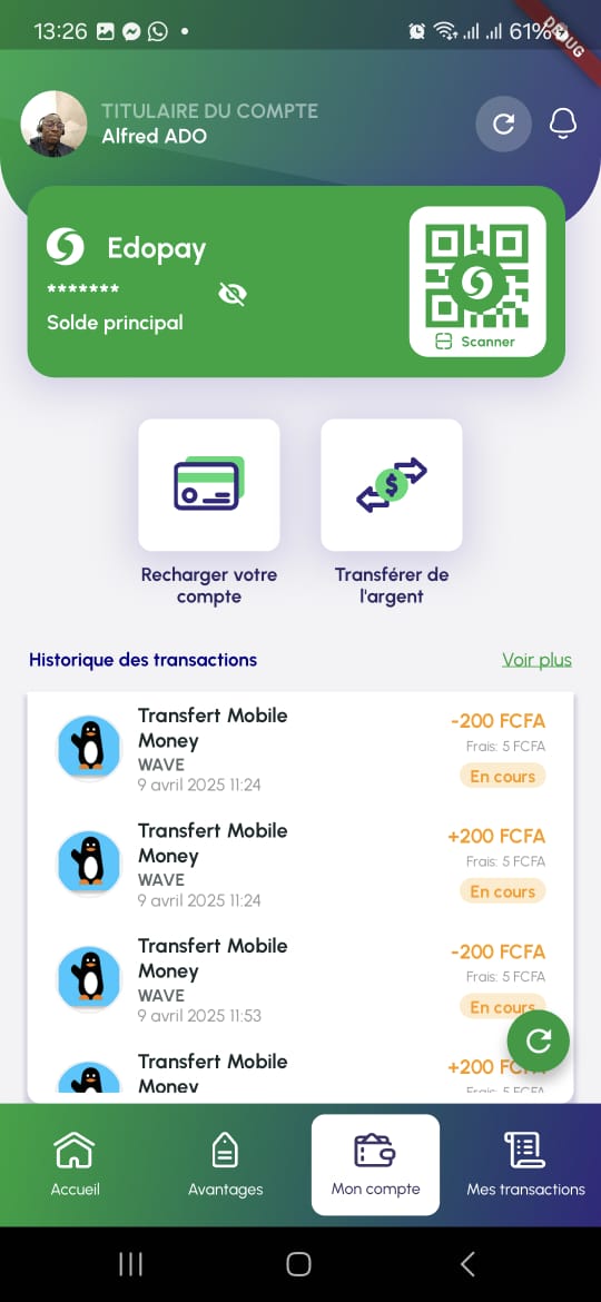 EDOPAY — Paiement mobile