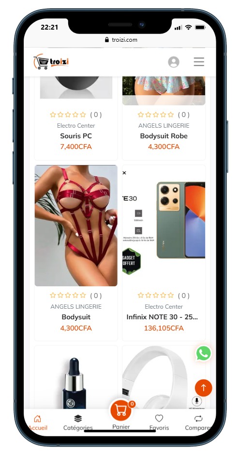 Troizi — Plateforme full stack