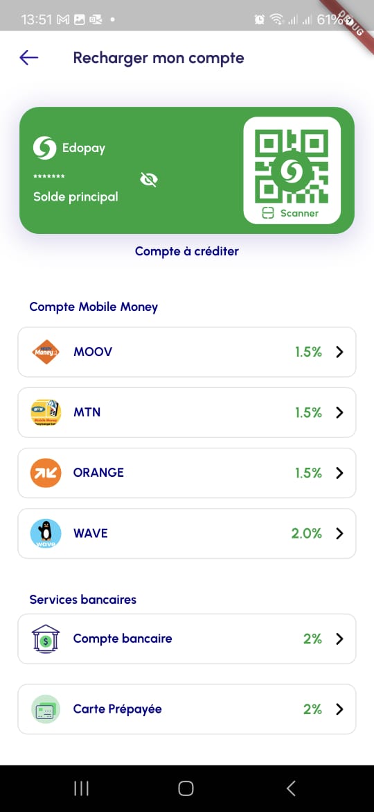 EDOPAY — Paiement mobile