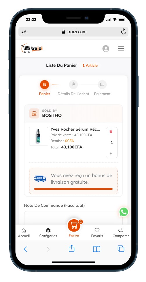 Troizi — Plateforme full stack